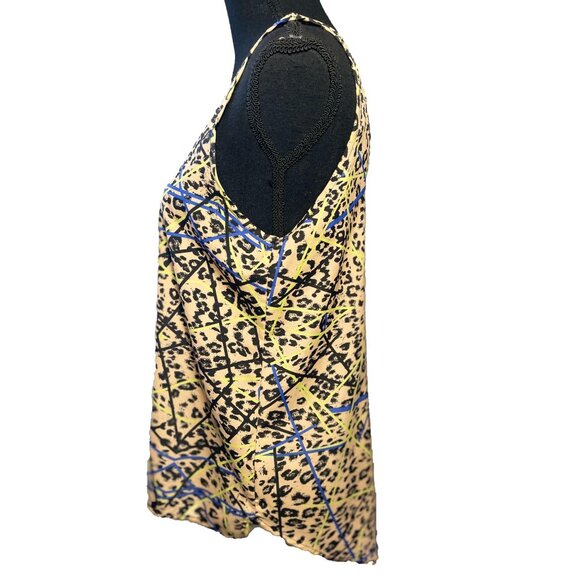 LUSH Cheetah Print Tank - Open Back scoop neck 80's - Picture 5 of 7